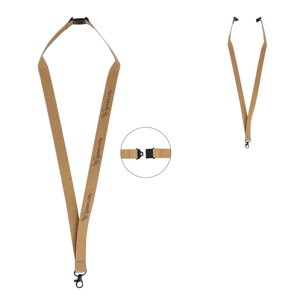 FSC papieren lanyard - voor bedrijven en relatiegeschenken