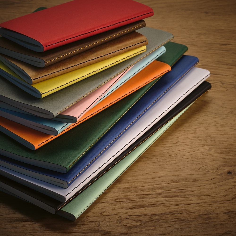 Bronte A4 notitieboek gerecycled papier 70 gsm - met logo of onbedrukt bestellen