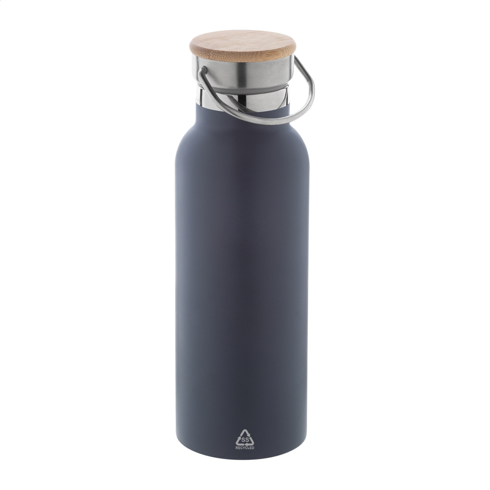Renaslu - geïsoleerde fles - voor bedrijven en relatiegeschenken - Donker Grijs