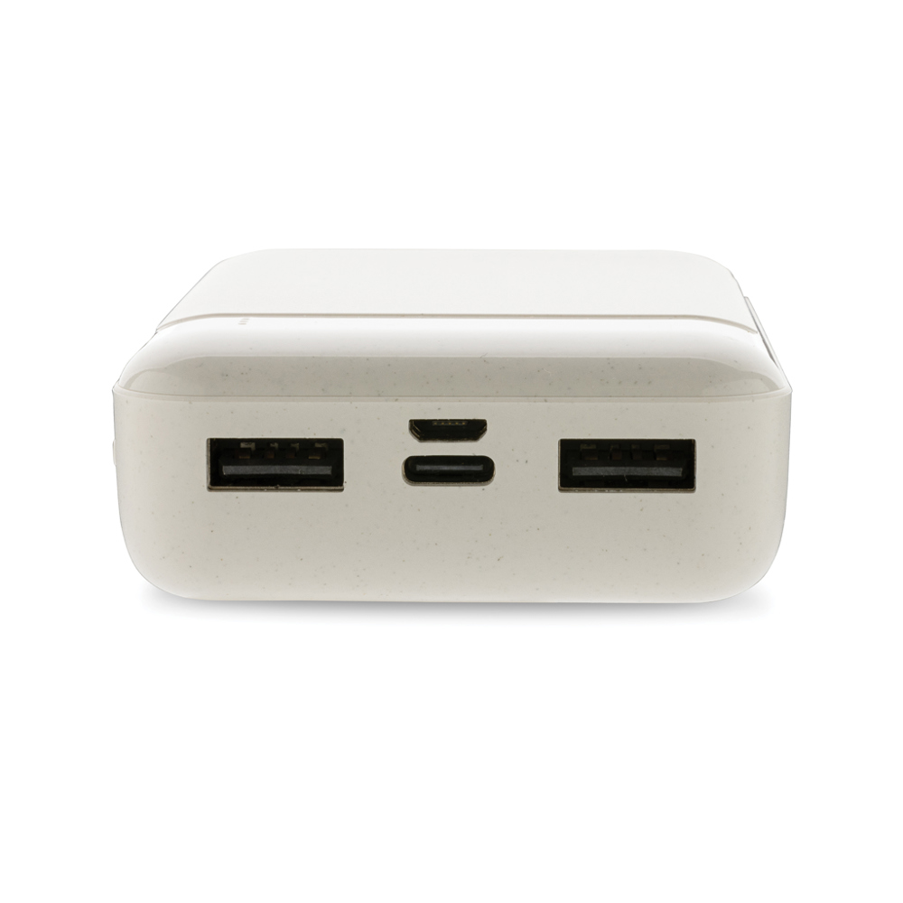 RCS standaard recycled plastic 10.000 mAh powerbank