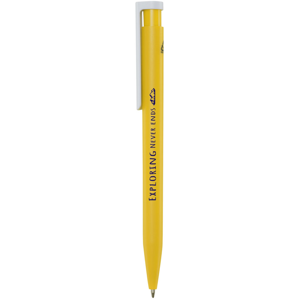 Unix balpen van gerecycled plastic (blauwe inkt)