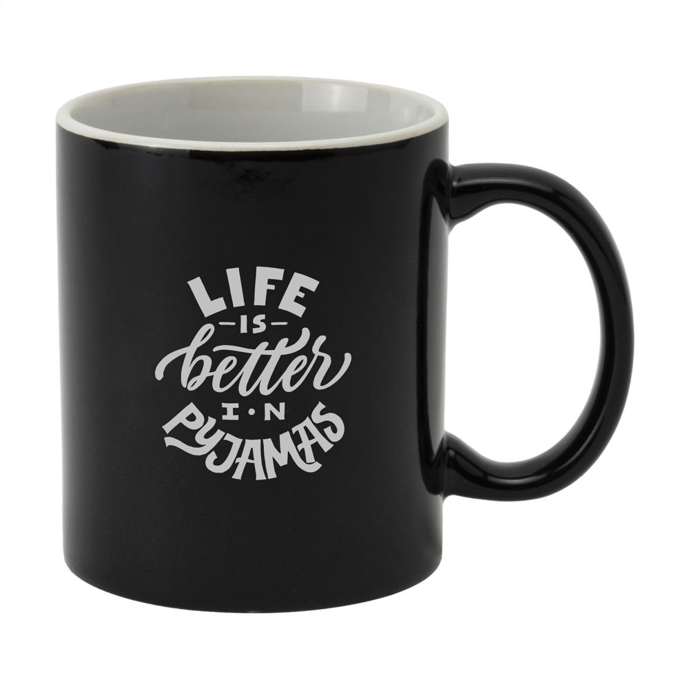 Kitty Mug 350 ml mok - met logo of onbedrukt bestellen - zwart