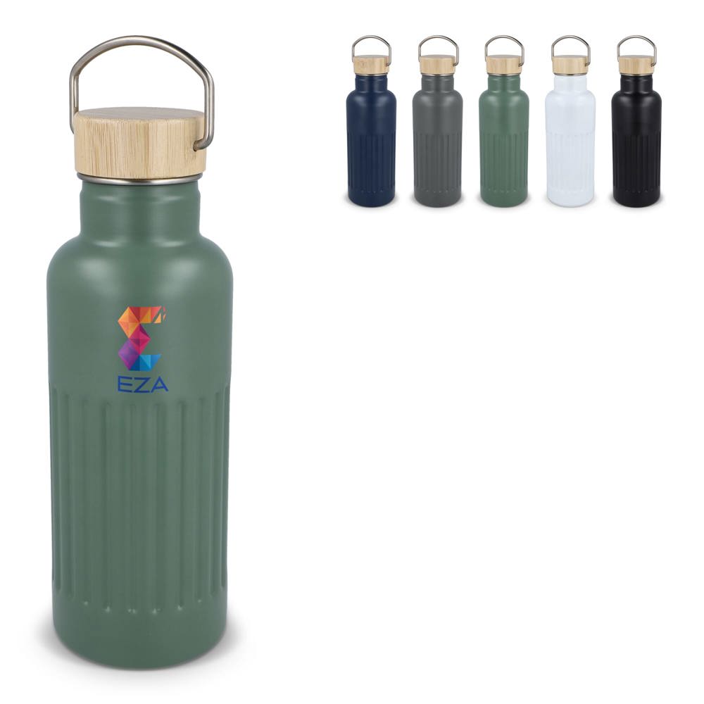 Gerecycled RVS Thermo fles 500ml - voor bedrijven en relatiegeschenken