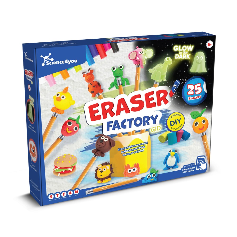 RUBBER FACTORY. Rubberfabriek ideaal voor kinderen - met logo of onbedrukt bestellen
