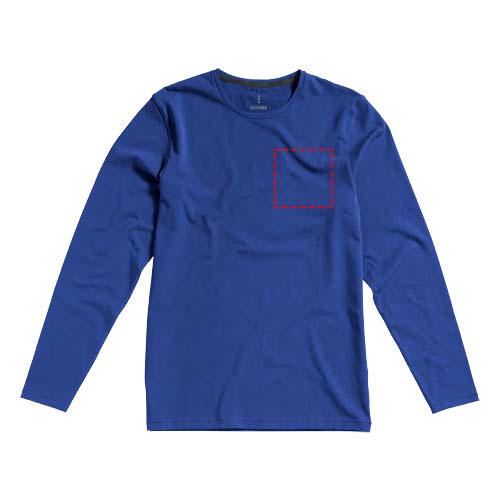 Ponoka biologisch heren t-shirt met lange mouwen