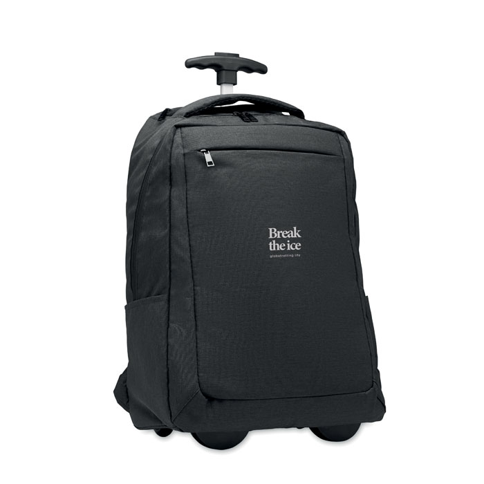 DALVIK - 600D RPET rugzak trolley 15"