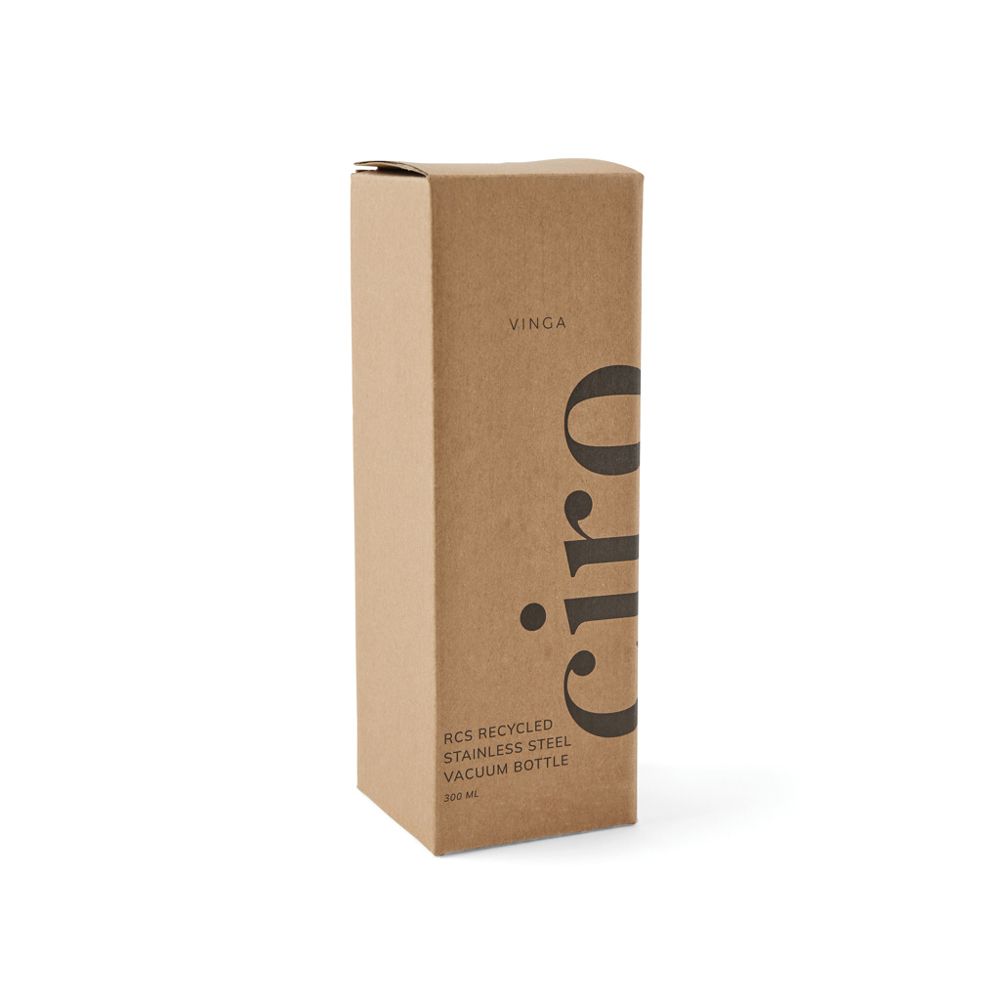 VINGA Ciro RCS gerecycled RVS vacuümfles 300ML