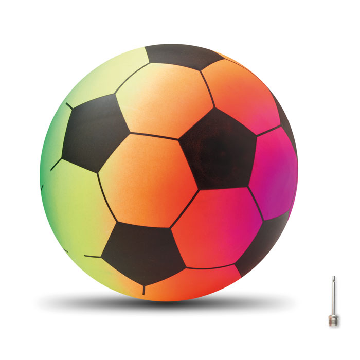 RAINBALL - Opblaasbare PVC strandbal - met logo of onbedrukt bestellen