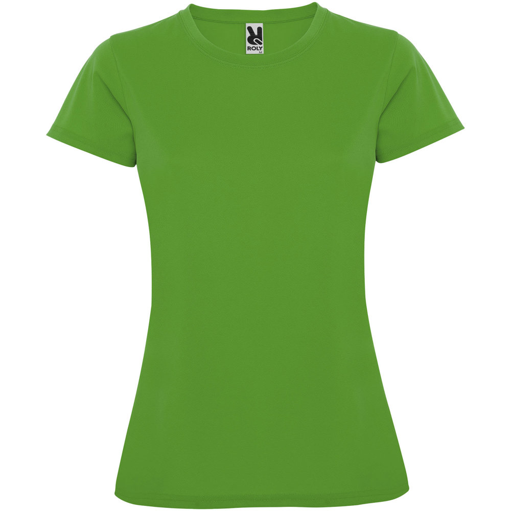 Montecarlo sportshirt met korte mouwen voor dames - bedrukt of onbedrukt verkrijgbaar - Varen groen