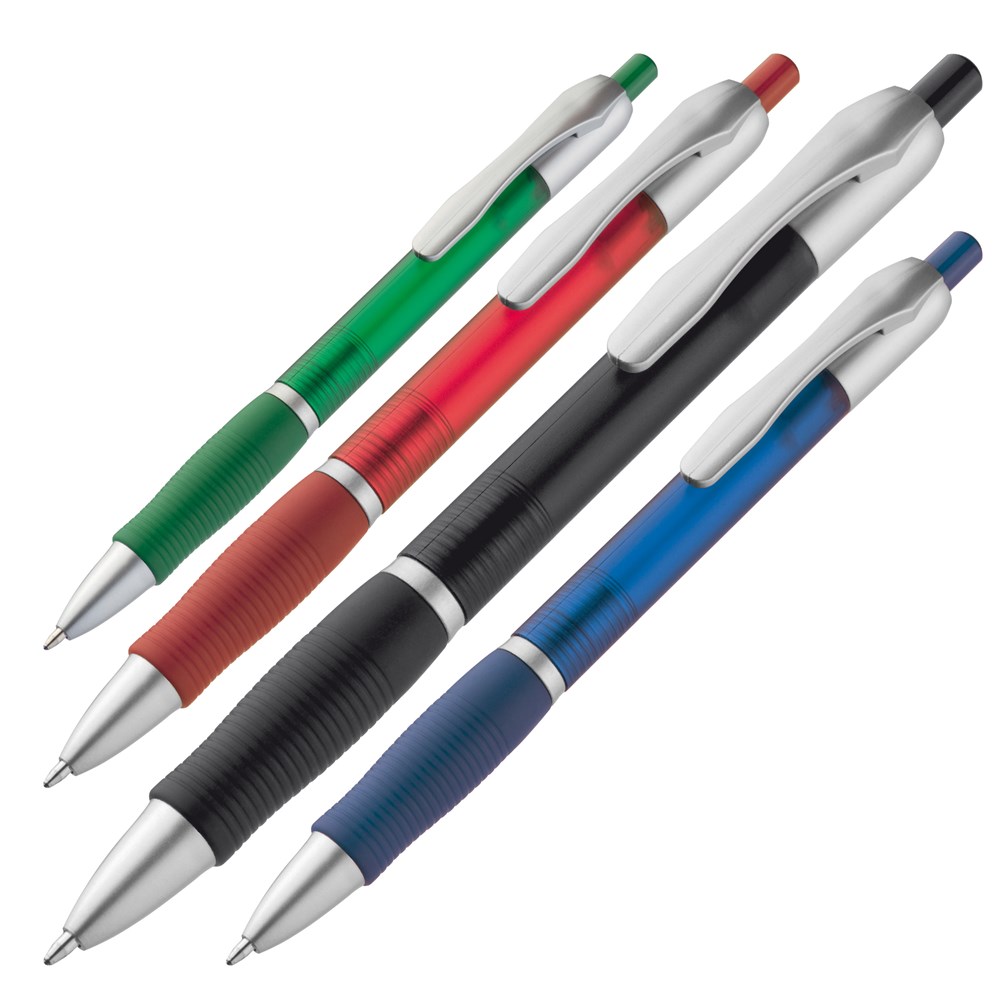 Kunststof pen met drukmechanisme - voor bedrijven en relatiegeschenken
