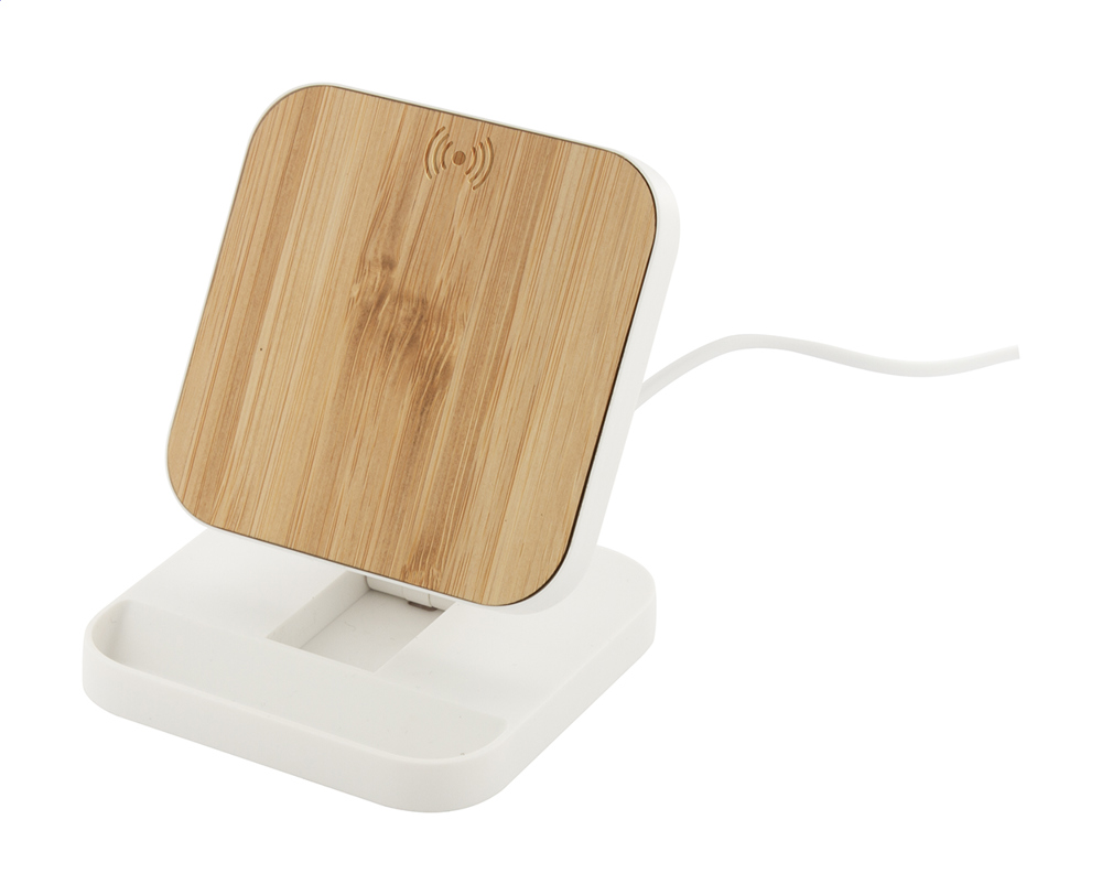 Rabso - draadloze oplader met telefoon houder - kopen of bedrukken