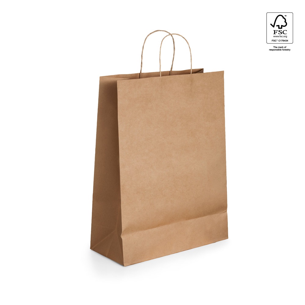 ELLEN. Kraftpapieren tas (115 g/m²) - kopen of bedrukken
