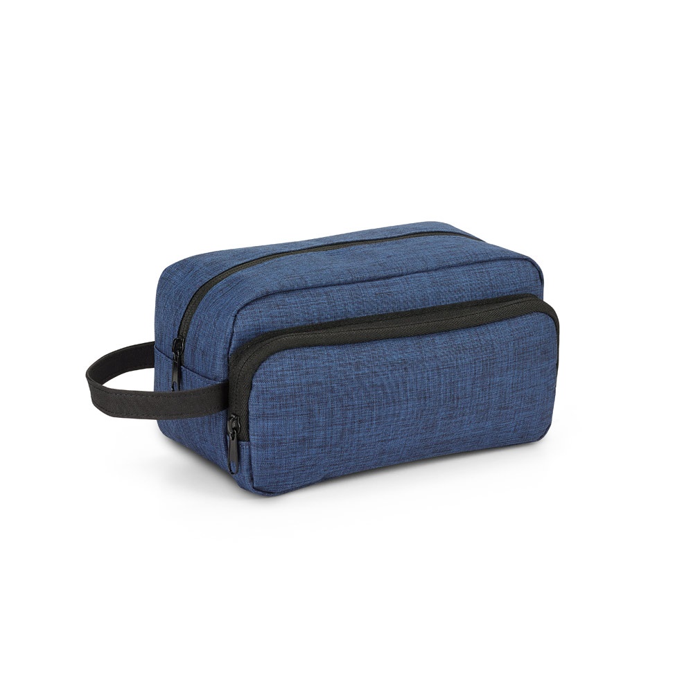 KEVIN. Hoge dichtheid 300D toilettas met handvat - kopen of bedrukken - blauw
