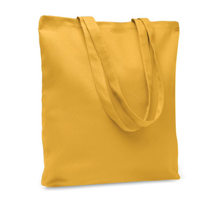 RASSA COLOURED - Stevige canvas boodschappentas - voor bedrijven en relatiegeschenken - Ochre