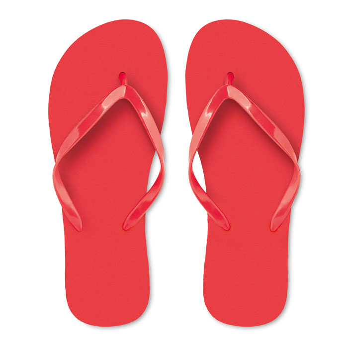 HONOLULU - PE slippers L - met logo of onbedrukt bestellen - Rood