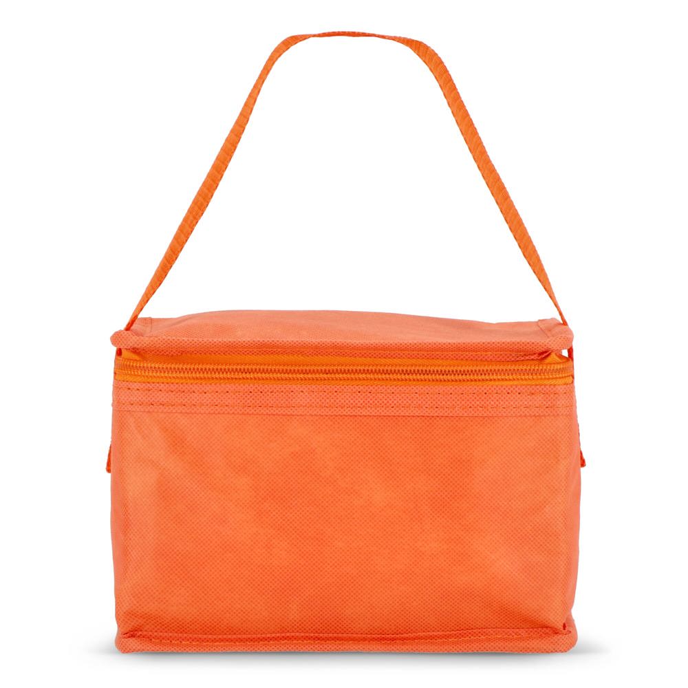 R-PET koeltas voor 6 blikjes, non-woven, 20 x 13 x 12,5 cm, 75 g/m²