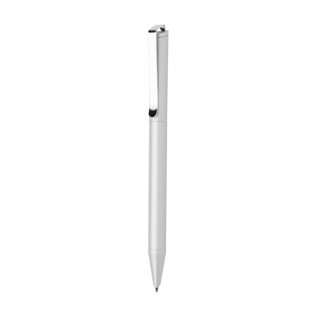 Xavi RCS-gecertificeerde pen van gerecycled aluminium - met logo of onbedrukt bestellen - zilver (± PMS 428)