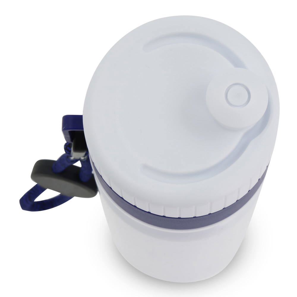 Sportbidon met rand en koord 750ml