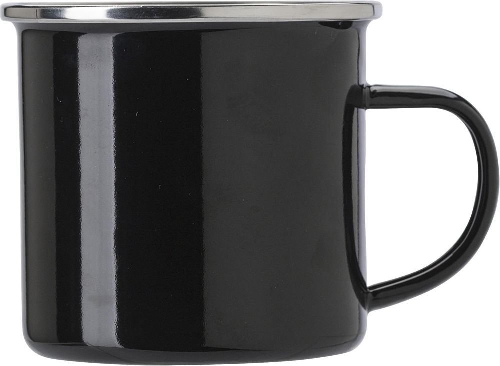 Geglazuurde mok (350 ml) Jamaal - kopen of bedrukken - Zwart