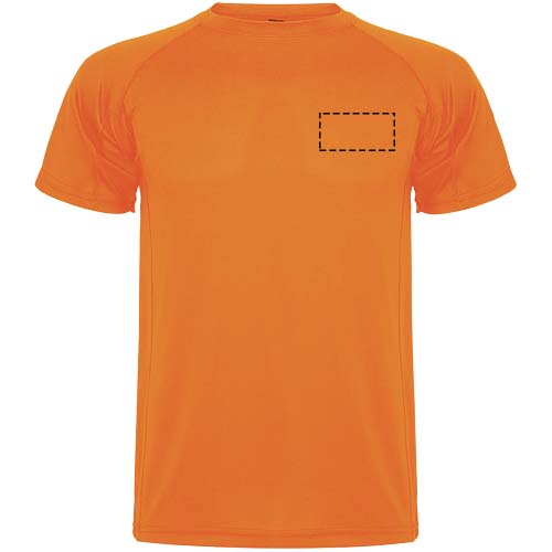 Montecarlo 150 g/m² sportshirt met korte mouwen voor kinderen