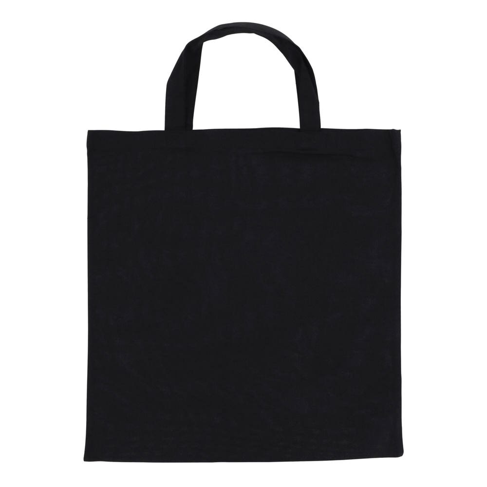 Schoudertas OEKO-TEX® gekleurd kort 140g/m² 38x42 cm