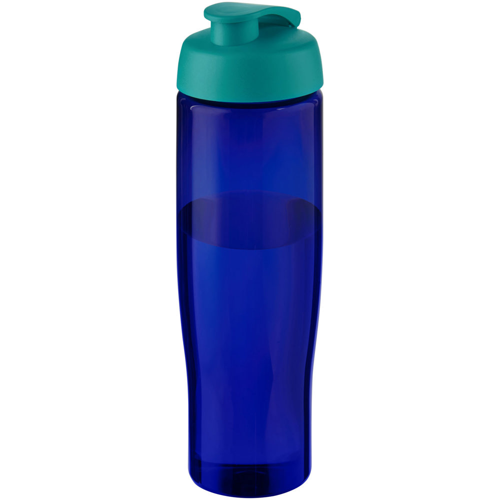 H2O Active® Eco Tempo drinkfles van 700 ml met klapdeksel - met logo of onbedrukt bestellen - Aqua, Blauw