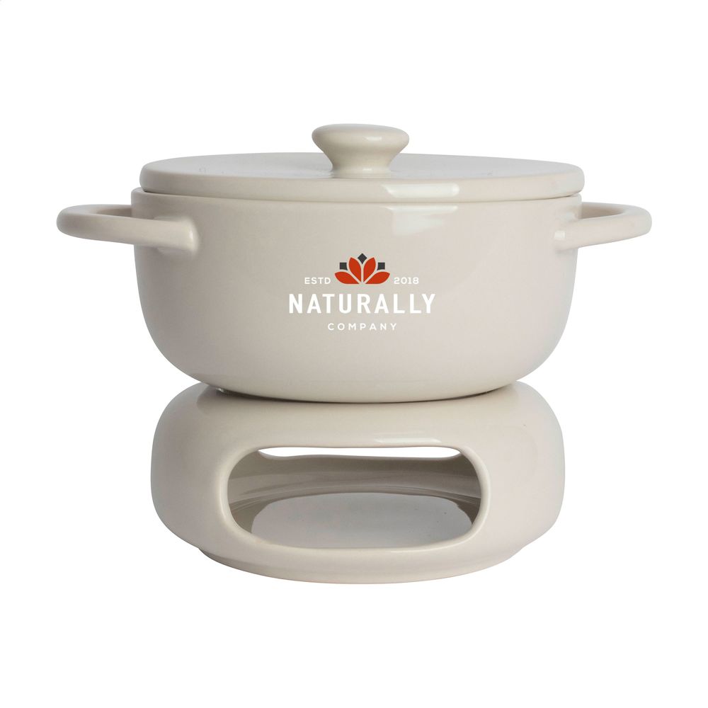 Gusta Sunday Fondue and Cheese Baker - met logo of onbedrukt bestellen