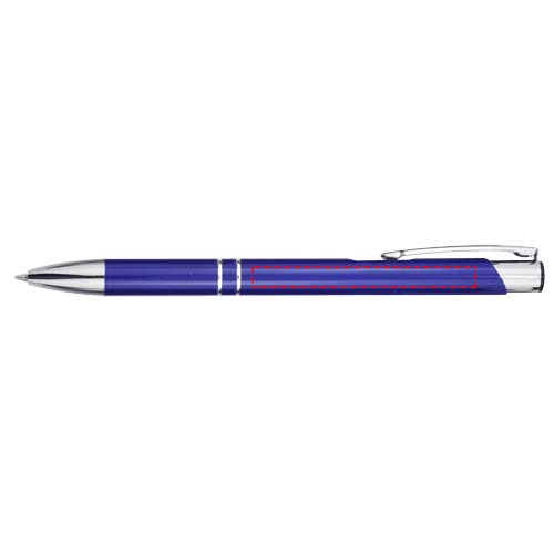 Moneta aluminium balpen (zwarte inkt)