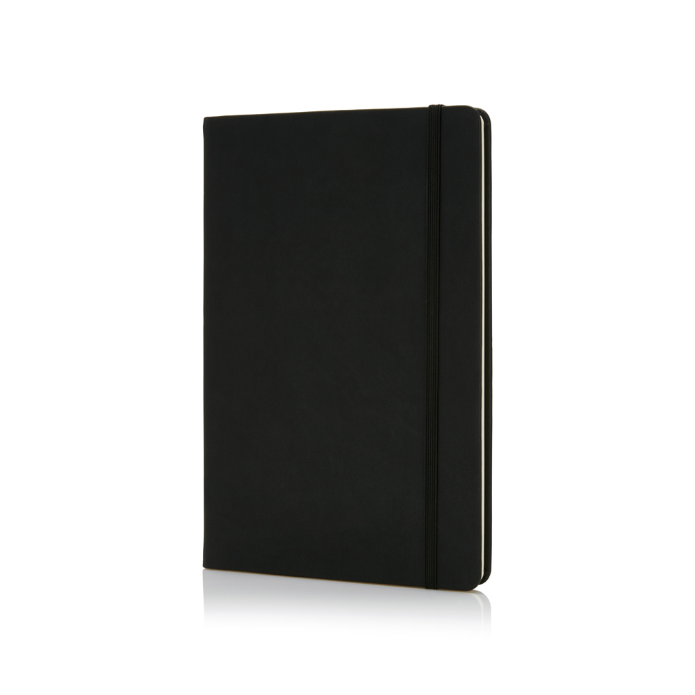 Deluxe hardcover PU A5 notitieboek - voor bedrijven en relatiegeschenken