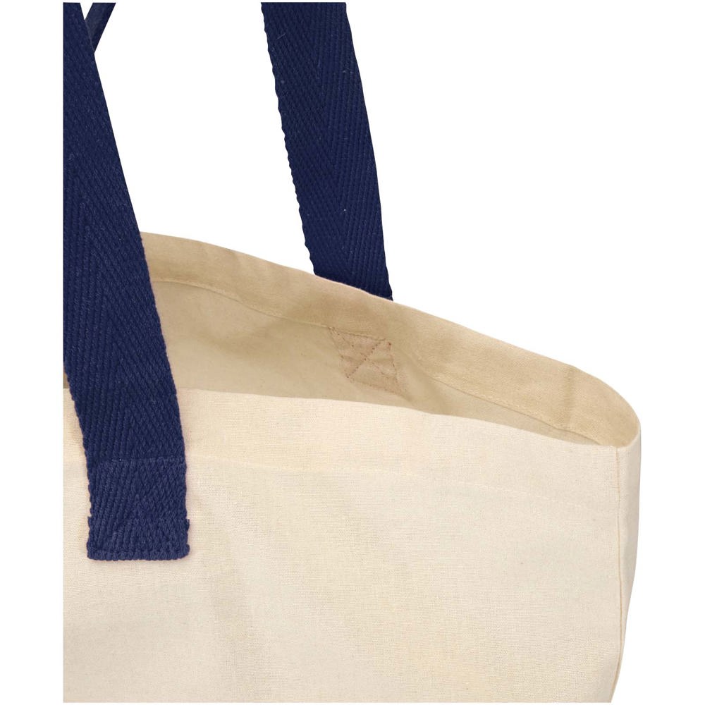 Sierra 140 g/m² GRS gerecycleerde opvouwbare katoenen draagtas 12L