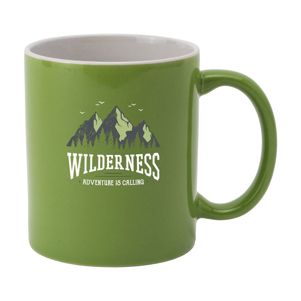 Kitty Mug 350 ml mok - met logo of onbedrukt bestellen - Lichtgroen