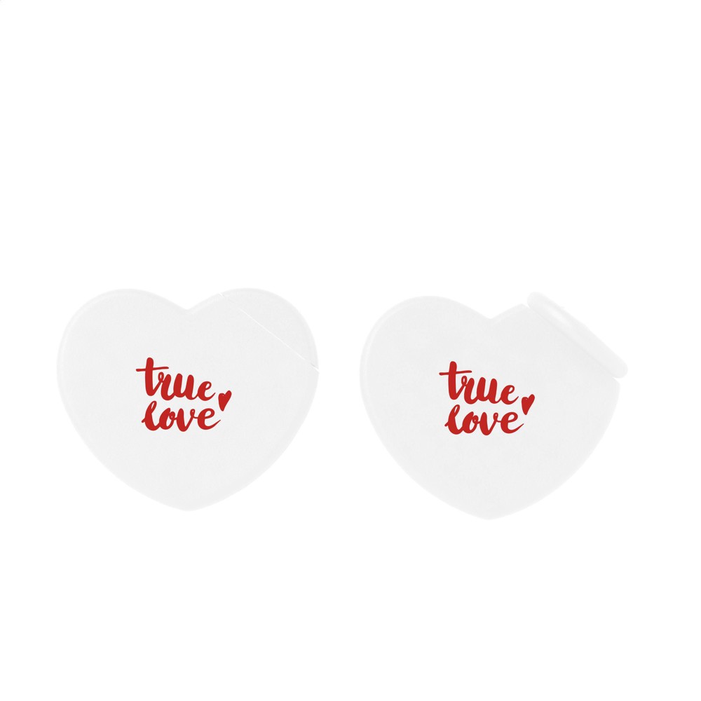 HeartMint pepermuntjes - wit (± PMS White)