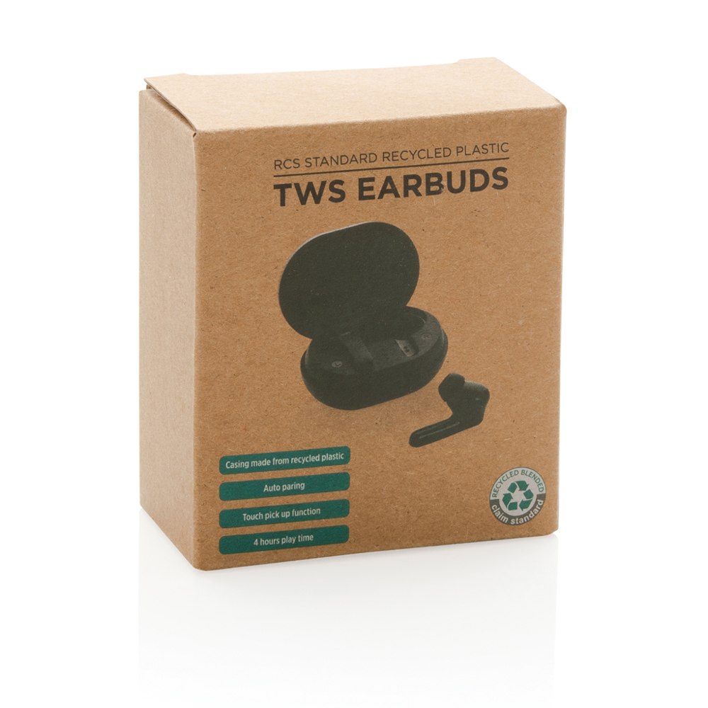 RCS standaard recycled plastic TWS oordoppen