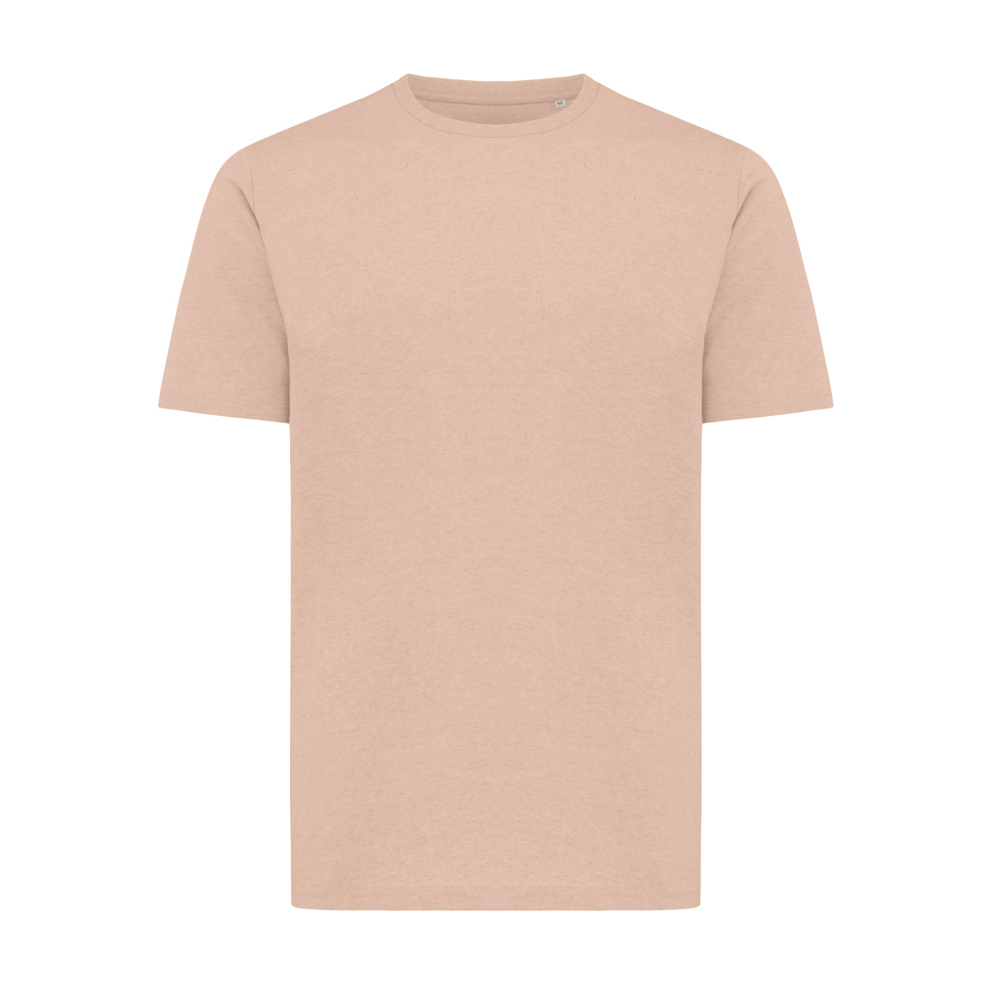 IQONIQ Sierra lichtgewicht gerecycled katoen t-shirt - voor bedrijven en relatiegeschenken - peach nectar (± PMS 14-1314 TCX)