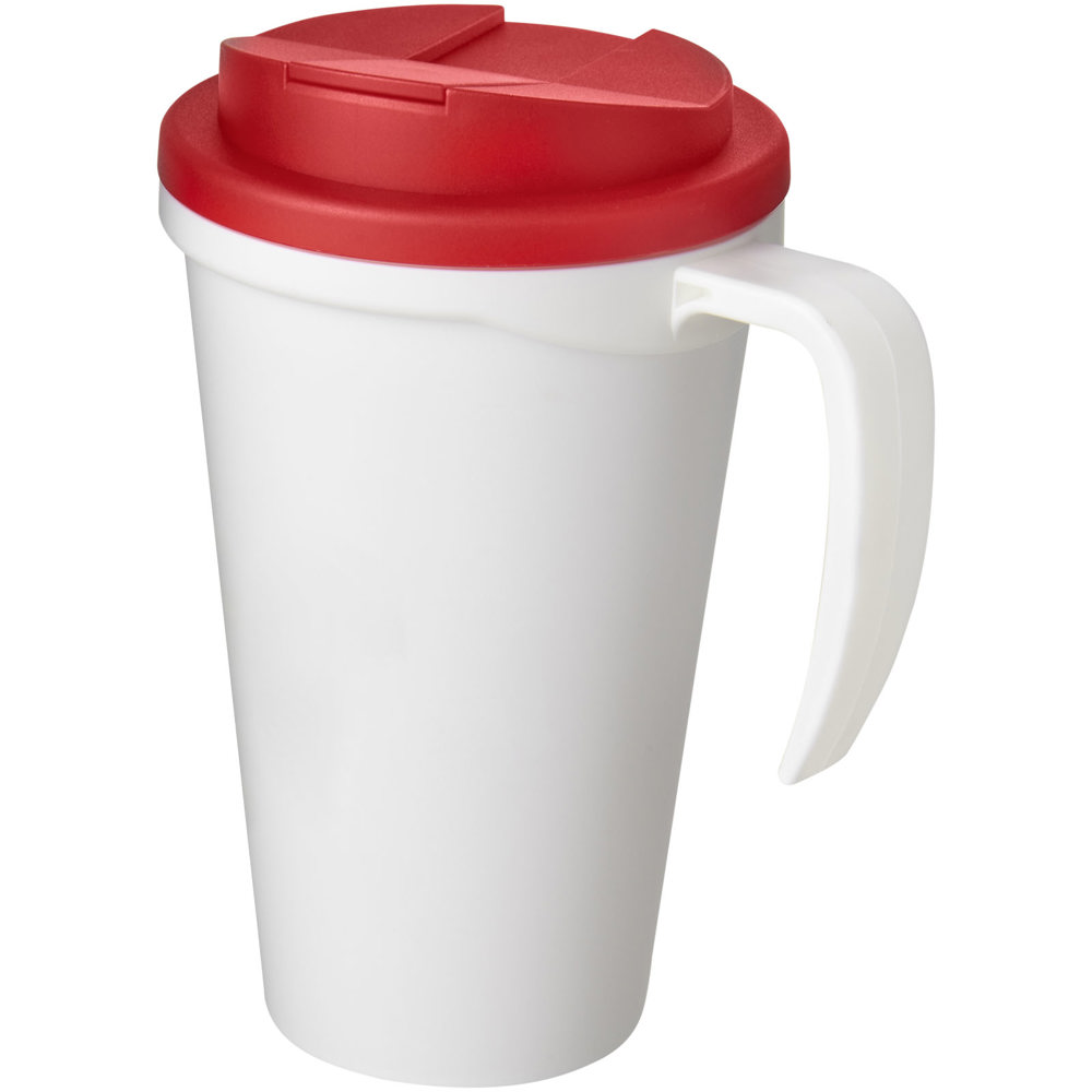Americano® Grande 350 ml geïsoleerde beker - voor bedrijven en relatiegeschenken - Wit, Rood