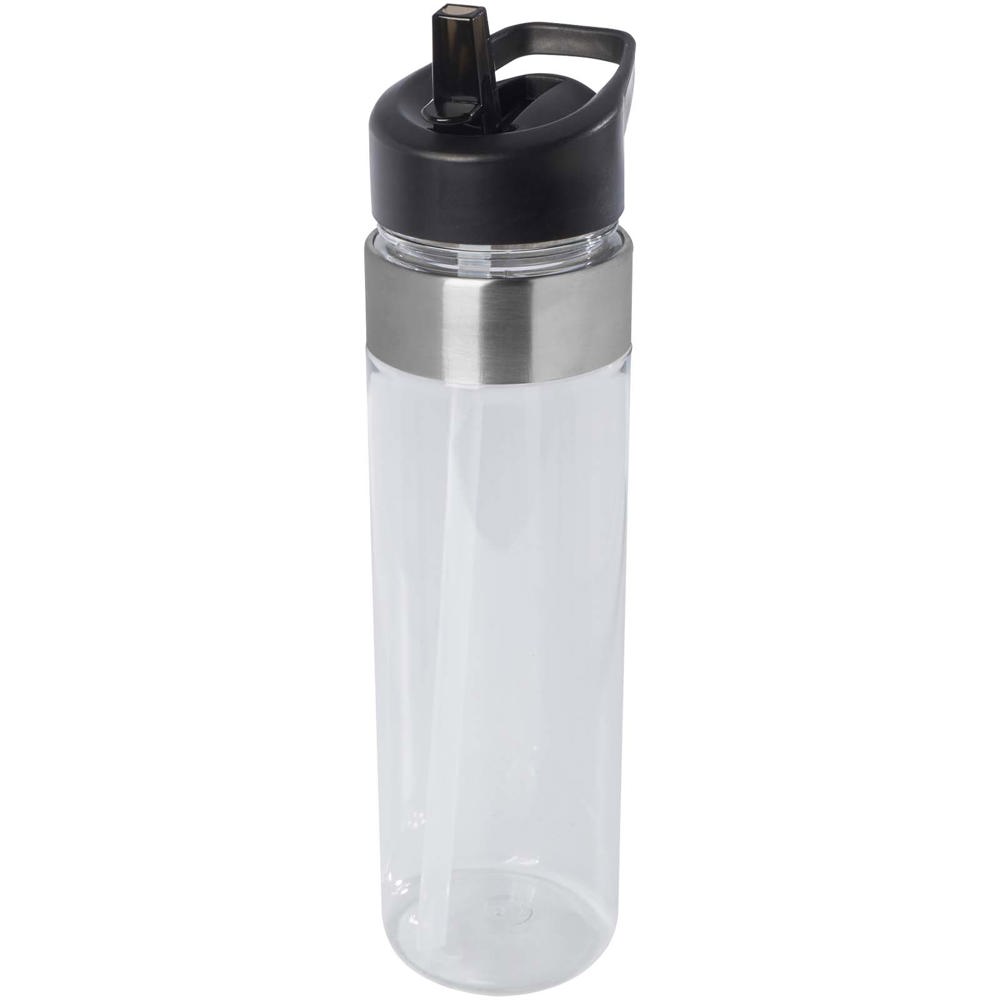 Dylan 650 ml Tritan fles met tuitdeksel - bedrukt of onbedrukt verkrijgbaar - Transparant helder