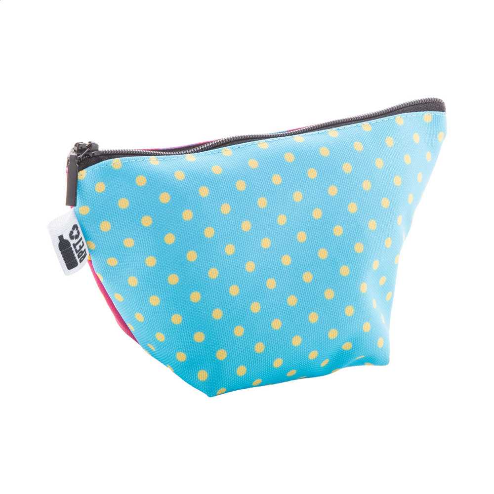 CreaBeauty Trapeze S - custom made toilettas - kopen of bedrukken - zwart/wit