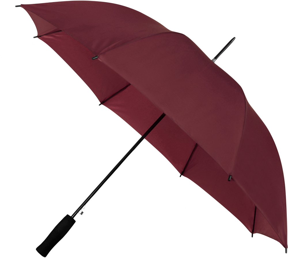 FALCONETTI - Compact - Automaat - 102 cm - bedrukt of onbedrukt verkrijgbaar - Bordeaux rood (± PMS 504C)