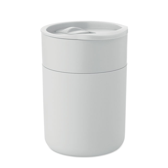 GOBLET - PP beker 330ml - voor bedrijven en relatiegeschenken - wit
