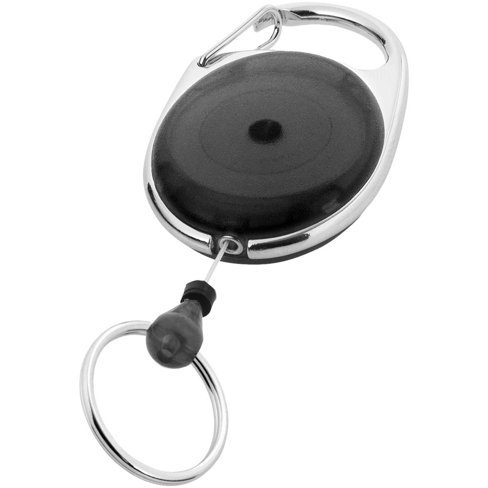 Gerlos sleutelhanger en rollerclip - kopen of bedrukken - Zwart