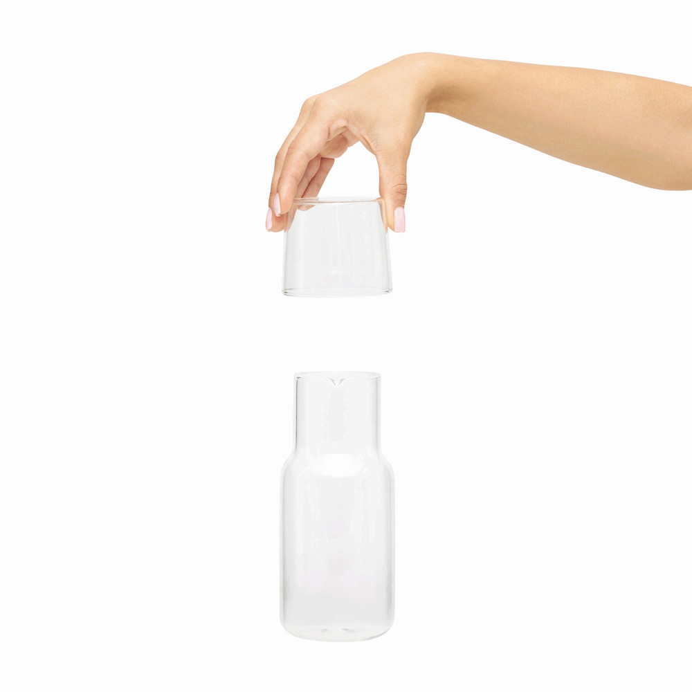 CALMY - Glazen karaf met drinkglas - kopen of bedrukken
