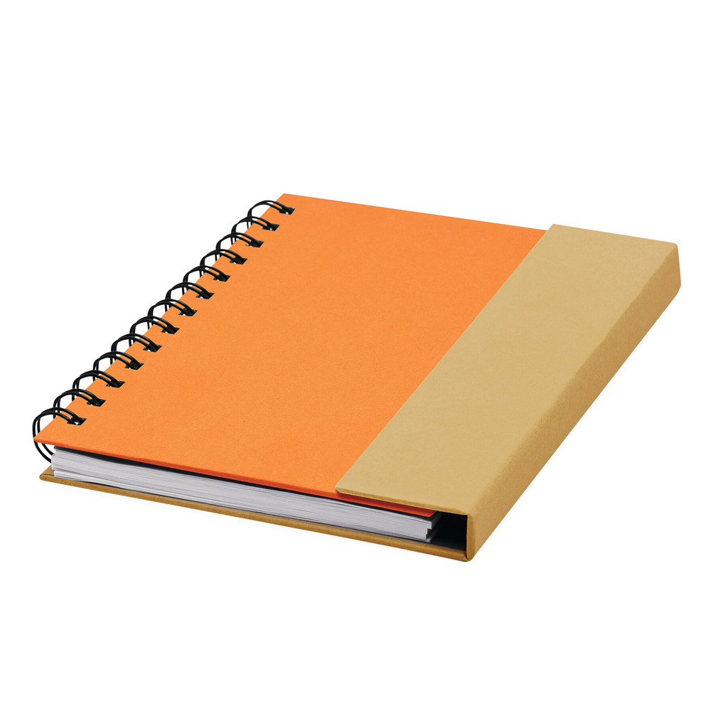 MAGNY - Notitieboekje van gerecycled papier met balpen