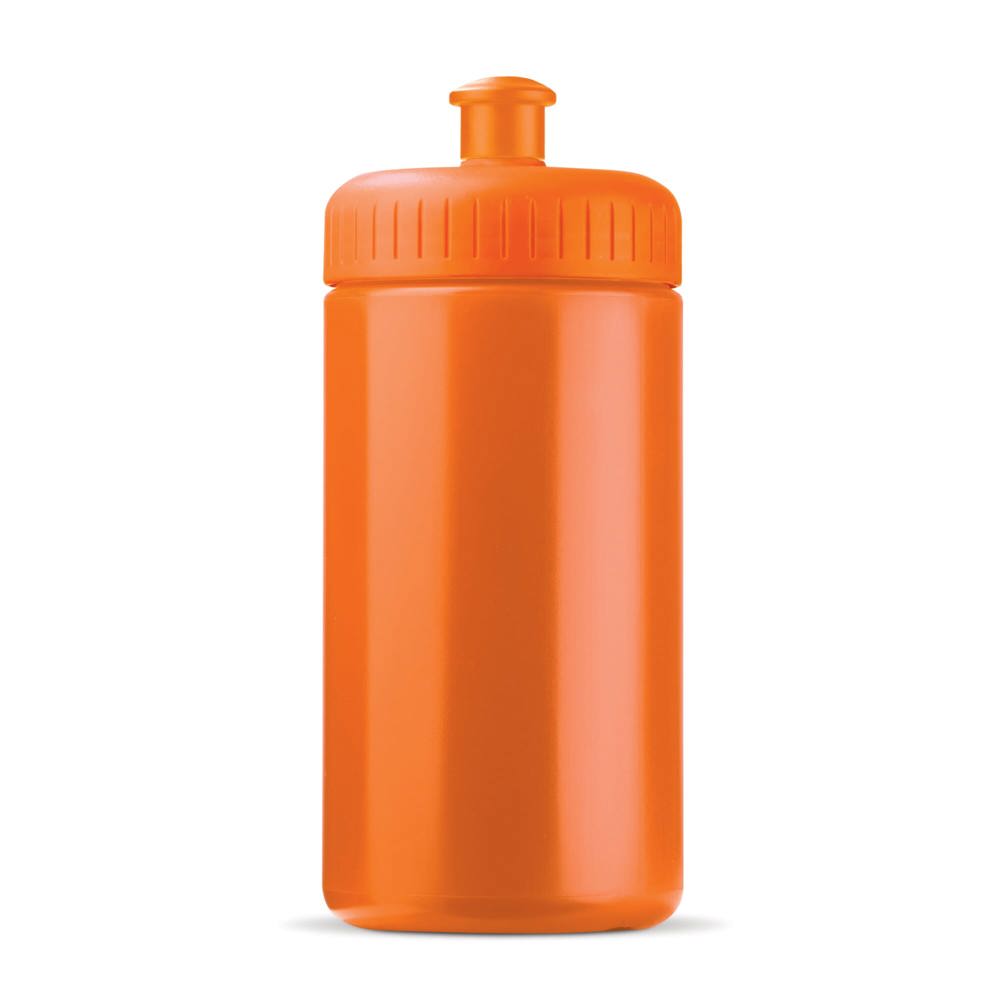 Sportbidon classic 500ml - bedrukt of onbedrukt verkrijgbaar - oranje