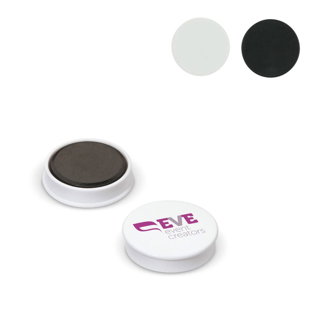 Magneet rond Ø30mm - bedrukt of onbedrukt verkrijgbaar