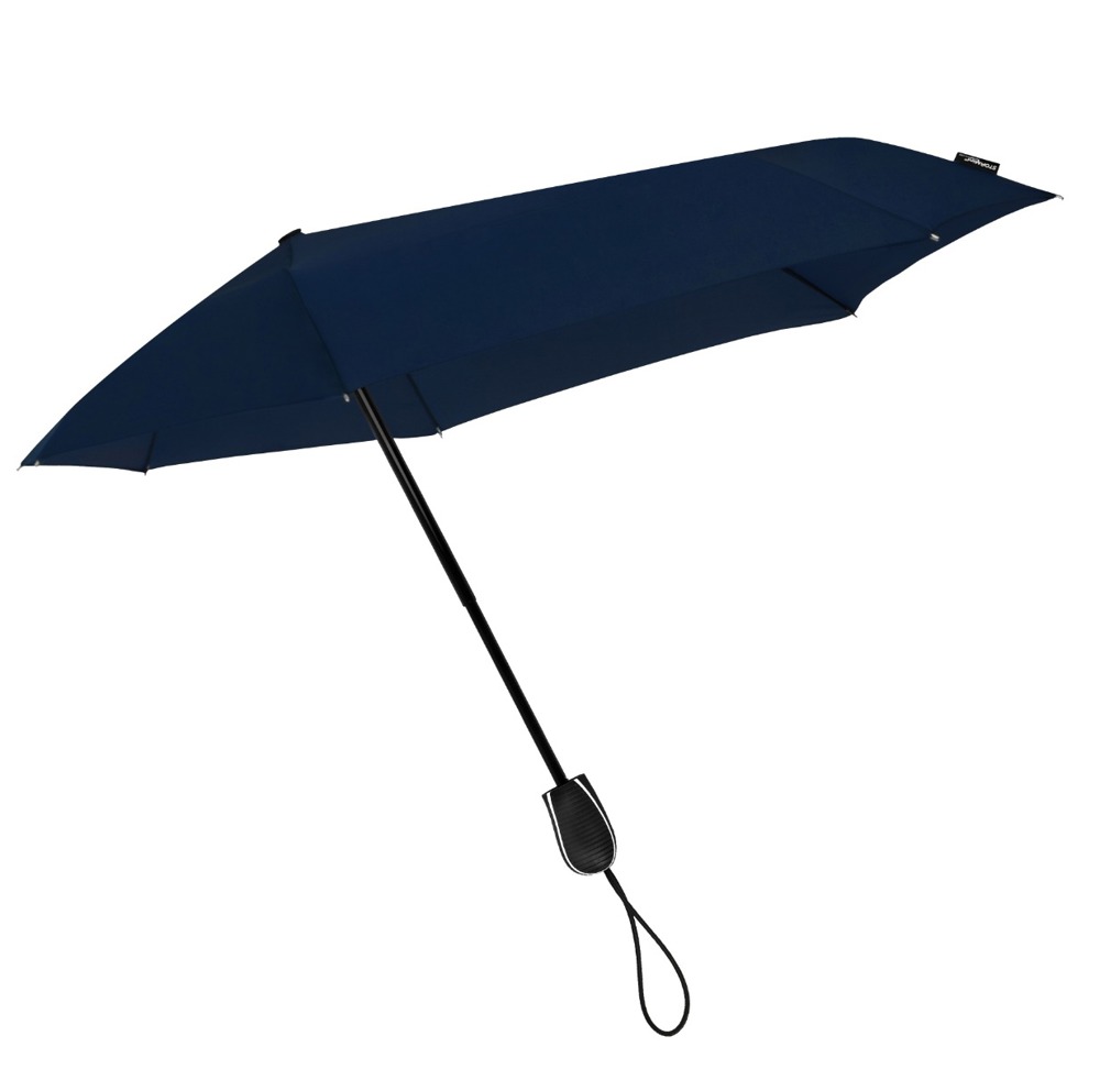 STORMaxi - Arodynamische opvouwbare stormparaplu - Handopening - Windproof - 90 cm - voor bedrijven en