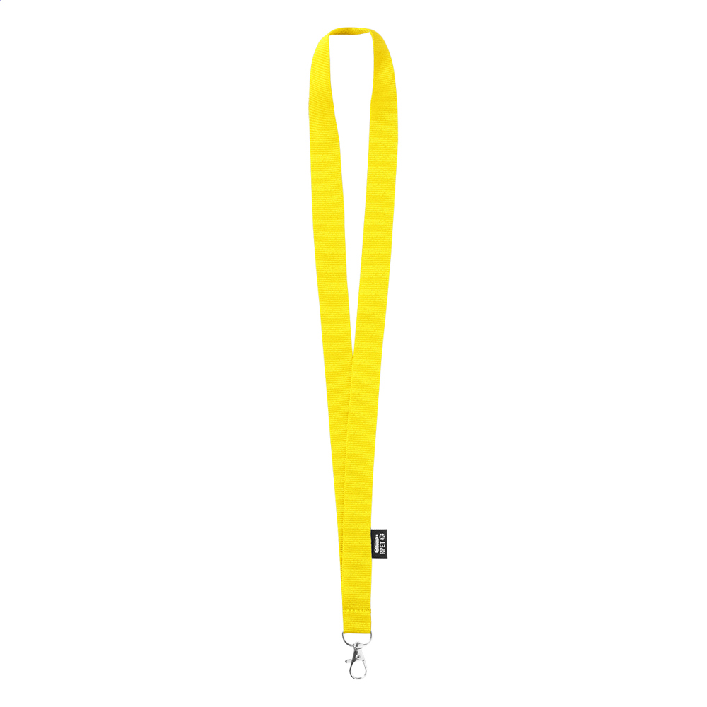 Larpet - lanyard - met logo of onbedrukt bestellen - geel
