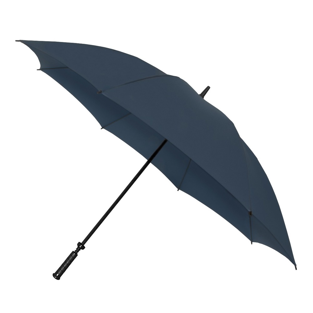 FALCONE - Storm paraplu XXL - Handopening - Windproof - 140 cm - bedrukt of onbedrukt verkrijgbaar - Marine blauw (± PMS 296C)
