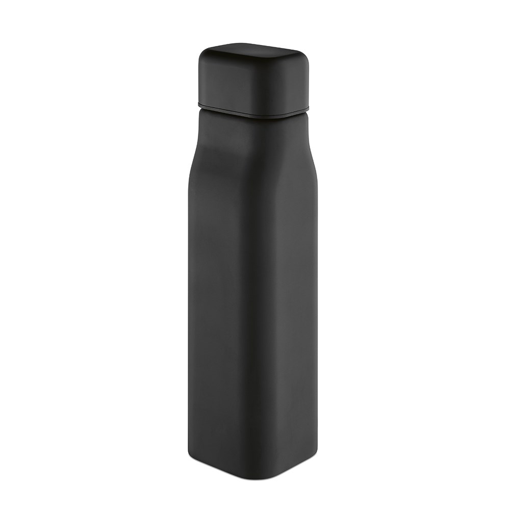 Virtuos Fles Gerecycled Roestvrij Staal 1030 ml - Zwart