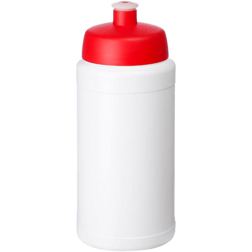 Baseline gerecyclede sportfles van 500 ml - kopen of bedrukken - Wit, Rood