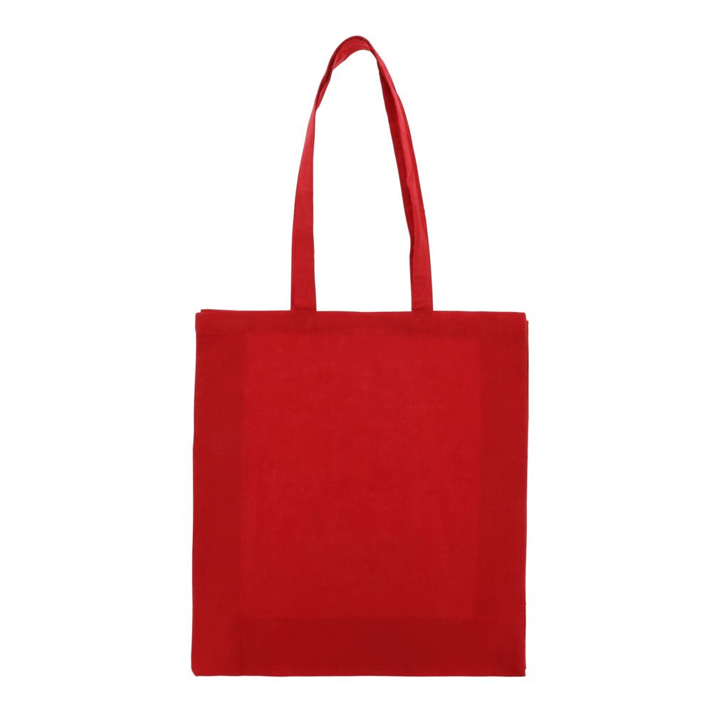 Draagtas gerecycled katoen met bodem 140g/m² 38x10x42cm